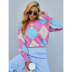 Loose Hedging Long Sleeve Round Neck Knitted Sweater nihaostyles wholesale clothes NSJM91288