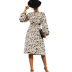 Long sleeve print dress nihaostyles wholesale clothes NSJM91314