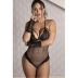 lace suspender V-neck tight one-piece sexy lingerie nihaostyles clothing wholesale NSMDS91471