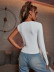 round neck slim One-shoulder t-shirt nihaostyles wholesale clothes NSXYA91486
