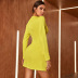 V-neck waist dress nihaostyles clothing wholesale NSWX91554