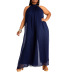 plus size loose straight-leg wide-leg jumpsuit nihaostyles wholesale clothes NSCYF91639
