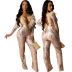 sequins feathers slim jumpsuit nihaostyles wholesale clothes NSCYF91654