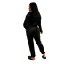 winter V-neck lace-up velvet jumpsuit nihaostyles wholesale clothes NSCYF91675