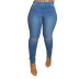 High-Waisted Slim-Fit Ripped Jeans NSWL91694