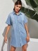 casual loose denim shirt dress nihaostyles wholesale clothes NSWL91717
