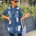 strappy long sleeve denim jacket nihaostyles wholesale clothes NSWL91718