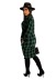 long-sleeved lace-up plaid shirt dress nihaostyles wholesale clothes NSOSM91956