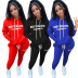 letter printing hooded sweatshirt two-piece set nihaostyles wholesale clothing NSWT91965