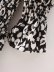 autumn long-sleeved ruffled neck print elastic dress nihaostyles wholesale clothing NSAM92026