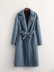 winter long-sleeved lapel belted coat nihaostyles wholesale clothing NSAM92043