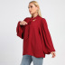 Plus Size Solid Color Round Neck Top NSWCJ92119