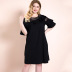 Plus size lace stitching ruffled dress nihaostyles clothing wholesale NSWCJ92366