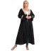 trumpet sleeve A-line cardigan dress nihaostyles clothing wholesale NSWCJ92385