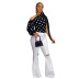oblique shoulder collar polka dot chiffon slim top nihaostyles clothing wholesale NSQYT92483