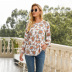 bohemian style round neck T-shirt nihaostyles wholesale clothes NSGYX92867