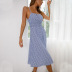 slim floral sling dress nihaostyles wholesale clothes NSGYX92886