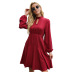 elastic sleeve waist slimming dress nihaostyles wholesale clothes NSGYX92888