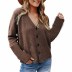 long-sleeved woolen button knitted cardigan nihaostyles wholesale clothes NSLGY92953