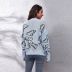 suéter de punto de dibujos animados de dinosaurio de manga larga de invierno nihaostyles ropa al por mayor NSGBS93022