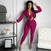 houndstooth print two-piece set nihaostyles clothing wholesale NSFFE93318
