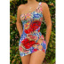 printed one-piece swimsuit two-piece nihaostyles wholesale clothes NSZH93633