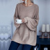 autumn long-sleeved Round Neck Sweater nihaostyles wholesale clothing NSDMB93697