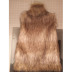 stand collar faux fur mixed color vest nihaostyles clothing wholesale NSQYC94177