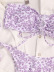 Tube Top Small Floral Print Lace Strap Bikini NSFPP95027