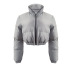 Long Sleeve Stand Collar Padded Short Jacket NSSCJ95051