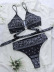 cashew flower lace-up front buckle high waist bikini nihaostyles clothing wholesale NSFPP95341