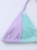 Stitching Lace High Waist Bikini NSFPP95643