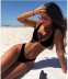 solid Color Split bikini two-piece Swimsuit nihaostyles wholesale clothes NSCMB96178