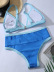 Color Stitching High Waist Bikini NSFPP96211