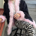 winter casual round neck fluffy long-sleeved loose jacket nihaostyles wholesale clothes NSMG96318