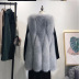 mid-length fox fur waistcoat nihaostyles clothing wholesale NSXSJ96508