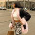 long-sleeved fur collar woolen jacket nihaostyles wholesale clothes NSHLJ96691
