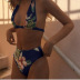printing high waist split bikini two-piece swimsuit nihaostyles wholesale clothes NSCMB96891