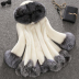 faux Mink fur mid-length hooded slim-fit coat nihaostyles clothing wholesale NSJC96950