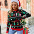 Christmas Embroidery Sequined Long-Sleeved Sweater NSYH97061