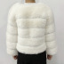 faux fur coat stitching cropped coat nihaostyles clothing wholesale NSXWY97165