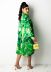 Irregular Digital Print Loose Dress NSWNY97169