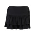 Black High-Waist Layered Ruffled Skirt NSGYB97718