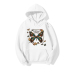 Hooded Butterfly Print Long-Sleeved Fleece Sweatshirt NSYAY100951