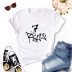 Round Neck Letter Printed Short-Sleeved T-Shirt NSYAY100936