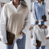 V-Neck Casual Loose Knit Sweater Vest NSBJ97934