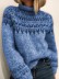 High-Neck Loose Pullover Sweater NSNHYD98044