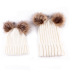 Sombrero de punto de bola de lana doble de color sólido para padres e hijos NSJYB88203
