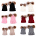 Sombrero de punto de bola de lana doble de color sólido para padres e hijos NSJYB88203