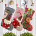 Christmas stocking Knitted Large Santa Snowman Deer  Gift Bag at least two nihaostyles wholesale Christmas costumes NSCYH88242